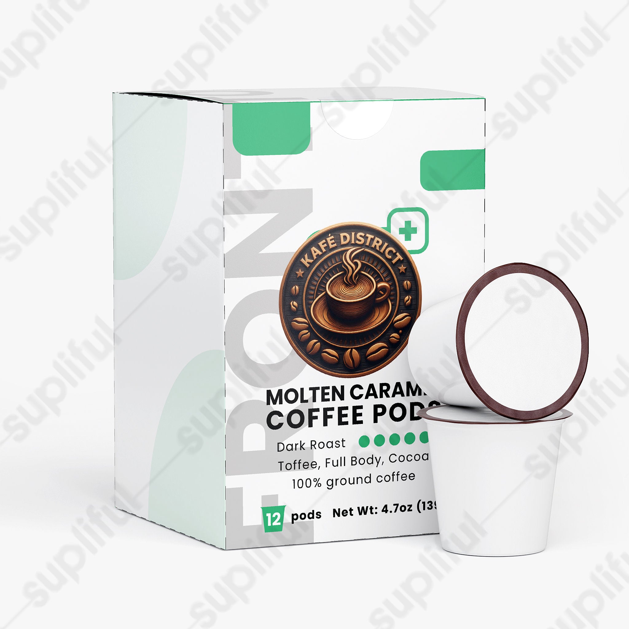 Molten Caramel Coffee Pods (Dark Roast)